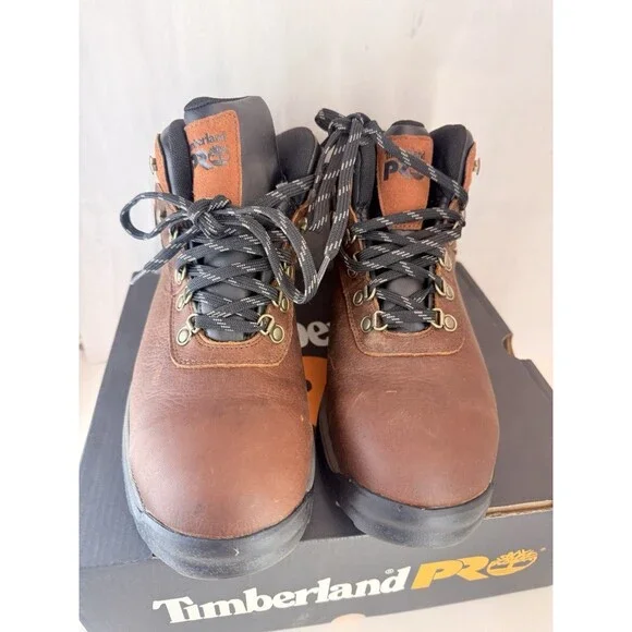 NEW Timberland Flume Mid Dark Brown Waterproof Hiking Boots Men 8.5 M TB 0A29B8 - Picture 11 of 16